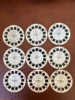 9 View Master Reels Spider-Man Dbl Identity*Planet of Apes*Sigmund+Sea Monsters